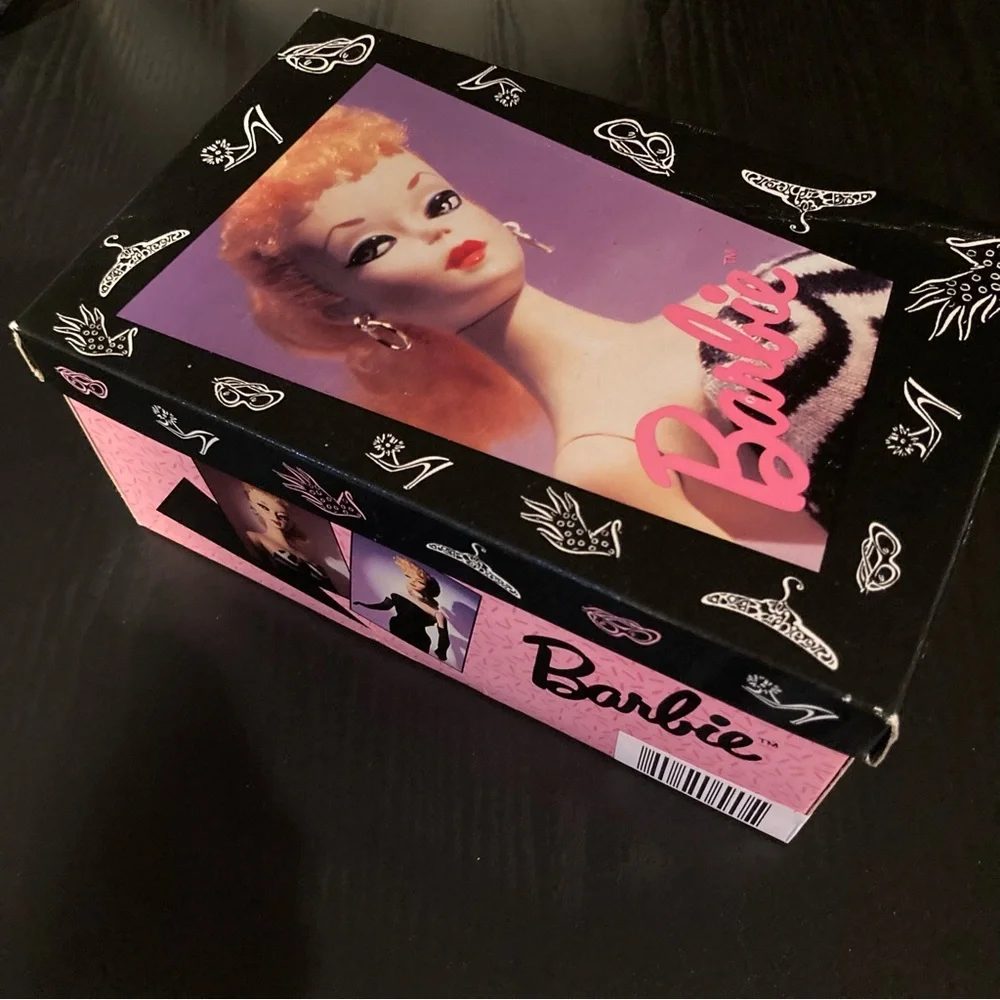 NWT Barbie RARE 1994 COLLECTIBLE Little Girls Sandals. Barbie box, Size 12
